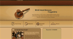 Desktop Screenshot of bilge-hukukburosu.com